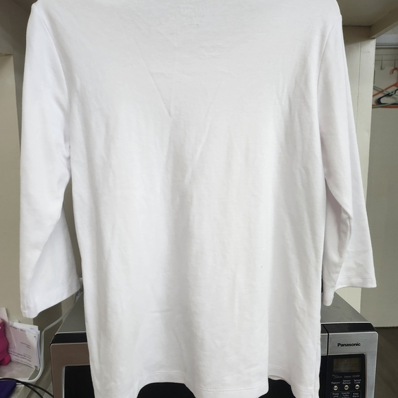 Together White Embroidered Blouse - Picture 2 of 4